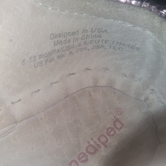 Pediped girls pink walker shoes - Picture 4 of 4